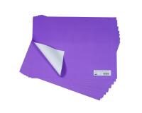 PAPIER AFFICHE PEINTE, Paquet de 25 feuilles 90g/m2 au format 60x80cm - Violet