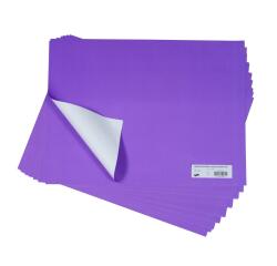 PAPIER AFFICHE PEINTE, Paquet de 25 feuilles 90g/m2 au format 60x80cm - Violet