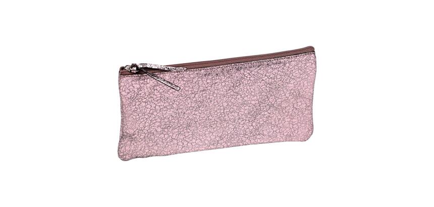 CÉLESTE CUIR Trousse plate 11x22 cm Lazer Alba