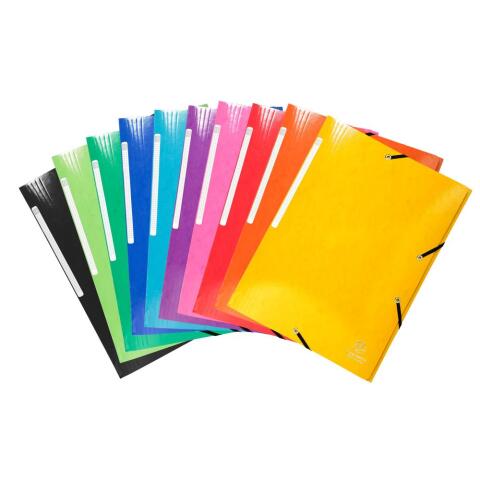 Carpetas con gomas y 3 solapas, maxi capacity Iderama® 425 g/m2 - Colores surtidos