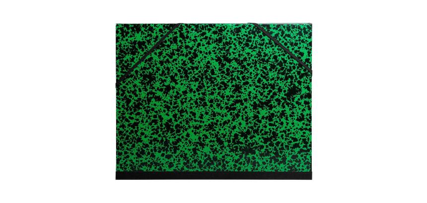 Carton à dessin Annonay avec élastiques 28x38 cm - Pour format B4 - Vert