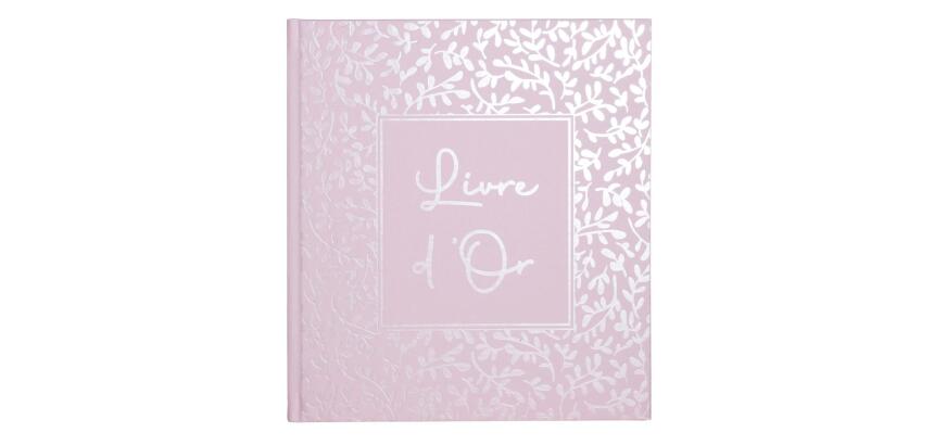 Livre d'or 140 pages tranche argent AutentiK