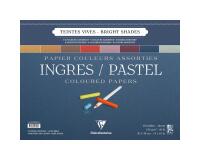 Ingres Pastel bloc spiralé 25F 36x48cm 130g - Assortiment vif