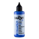 Darwi Flacon de 80 ml de Peinture Acrylique Universelle Opaque - Bleu outremer