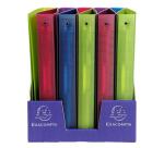 Classeur 4 anneaux 30mm polypropylène Linicolor® intensive - A4 maxi - Couleurs assorties