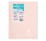 Koverbook Spiralblock A4, 80 Blatt liniert mit Rand, Einband aus PP