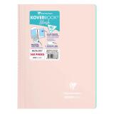 Cahier reliure intégrale enveloppante Koverbook A4 160 pages ligné + marge couverture polypropylène transparent