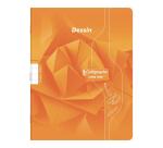 Cahier Dessin scolaire piqué 7000 17x22 cm 16 pages 10x10 90 g - Assortis