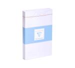 Paquet de 25 Enveloppes Blanches Doublées Triomphe 90x140mm - Auto-adhésives - 130g/m2 - Blanc