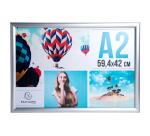 Cadre mural aluminium A2 - Argent