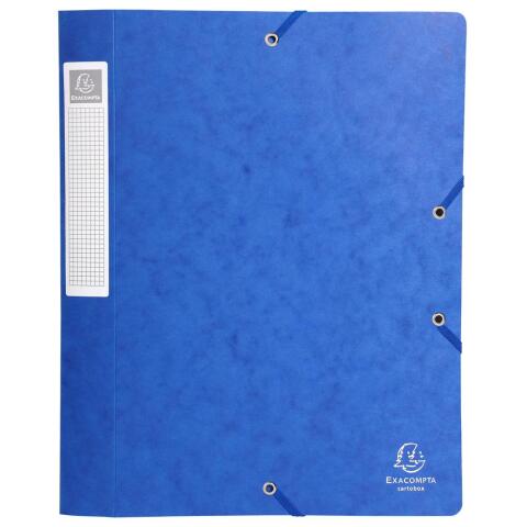Cartobox® Cartulina lustrada 7/10e - 600 g/m2 - Lomo: 40 mm - Formato de documento: A4 - Tamaño: 25x33cm - Azul