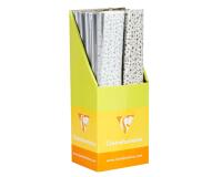 PAPIER DE SOIE, 40 sachets de 8 feuilles 18g/m2 au format 50x75cm (en présentoir) - Assortiment Noël - Assortiment
