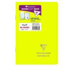 Carnet piqué Koverbook Neon 11x17cm 96 pages ligné couverture polypropylène opaque - Assortis