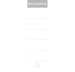 Exacompta Lever Arch File 70mm Spine Labels - White