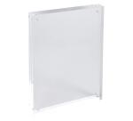 Porte-visuel avec fermeture magnétique A5 - Cristal