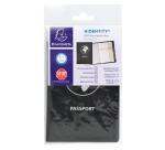 Etui protection RFID Hidentity® Passeport - Noir