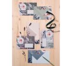 COLLECTION BOTANIC GARDEN, Paquet de 20 enveloppes Pollen 114x162mm 120g/m2 - Bleu foncé