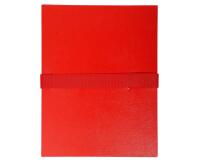 Faldone con dorso estensibile chiusura con scratch, carta balacron - 24x32cm