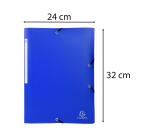 Carpetas con gomas 3 solapas Polipropileno Opak Polipropileno opaco