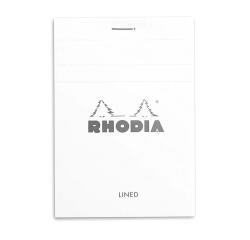 Bloc agrafé N°12 8,5x12 cm 80 feuilles lignées 80 g - Blanc