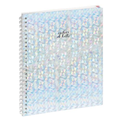 Cahier de textes Holographik Diamant 17 x 22 cm - Visuel