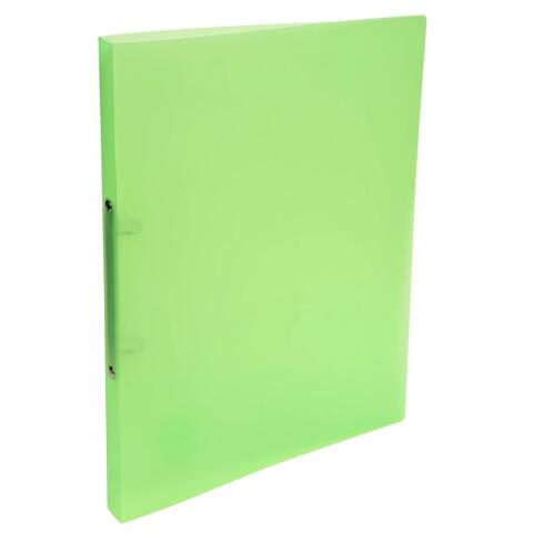 Carpeta Exacompta 2 anillas 15mm polipropileno Crystal Colours - A4 - Verde