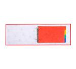 Intercalaires pour fiches bristol en carte lustrée 225g/m2 4 positions - 125x200mm - Couleurs assorties