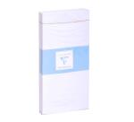 Paquet de 25 Enveloppes Blanches Doublées Triomphe DL- 110x220mm- Gommées - 130g/m2 - Blanc