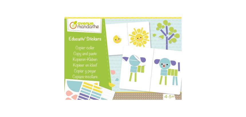 Boîte créative, Educativ' Stickers, Copiercoller