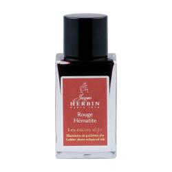 Encre 1670 à paillettes dorées 15ml - Rouge hématite