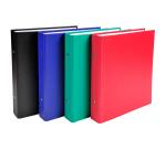 Raccoglitore foderato polipropilene - 2 anelli tondi 25 mm passo 103mm - Dorso 35mm - F.to esterno 23x21,5cm per archiviare 22x17cm