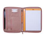 Rhodiarama grand conférencier pour bloc ou carnet format A4 - Bois de rose