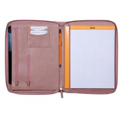 Rhodiarama grand conférencier pour bloc ou carnet format A4 - Bois de rose