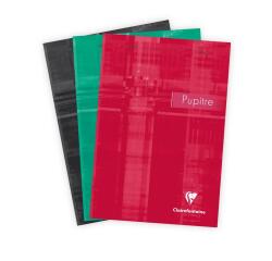 Bloc Pupitre agrafé en-tête A5 80 feuilles détachables petits carreaux Couleur aléatoire - Assortis