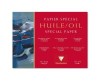 Papier Huile bloc collé 4 côtés 15F 36x48cm 240g