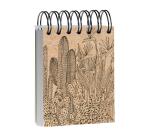 Le cerisier blanc, Bloc reliure intégrale en-tête 9x11 cm, 160 feuilles, uni, ass.