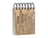 Le cerisier blanc, Bloc reliure intégrale en-tête 9x11 cm, 160 feuilles, uni, ass.