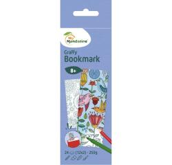 Graffy Bookmark, Mandala/Fleurs