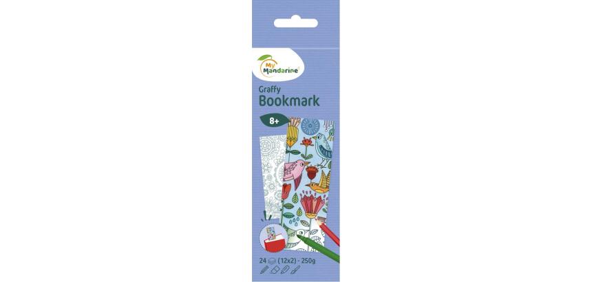 Graffy Bookmark, Mandala/Fleurs