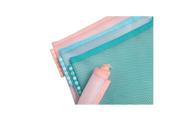 Funda bolsa EVA transparentes cierre con cremallera A5 3/10e - Colores surtidos