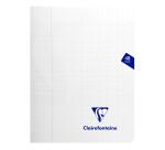 Cahier piqué Mimesys 17x22cm 48 pages grands carreaux couverture polypropylène Couleur aléatoire - Assortis