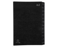 Trieur rigide Economique Ordonator 24 compartiments alphabétiques- 24x34cm - Noir
