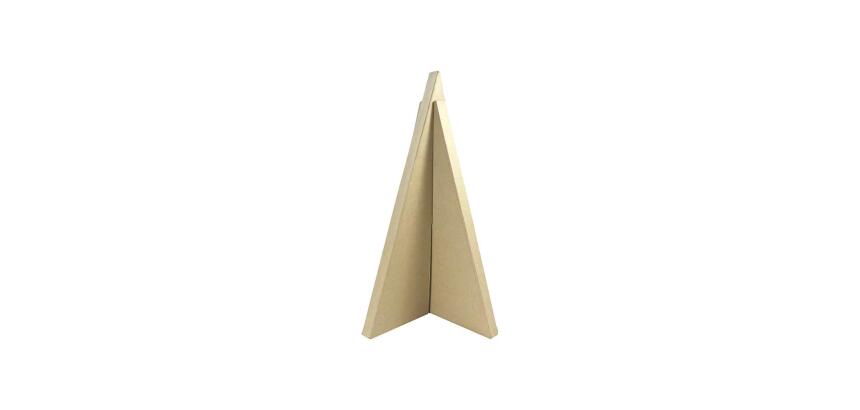 Sapin triangle 50,5cm - Kraft