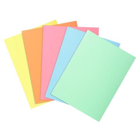 Paquete de 100 Subcarpetas de papel Super 60 g/m2 - Colores surtidos