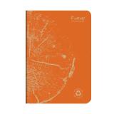 Carnet piqué FOREVER PREMIUM 100% recyclé A5 96 pages ligné papier recyclé blanc 90 g - Orange rouille