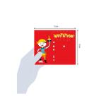 Cartes d'invitation, Pirates - Rouge