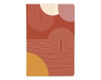 Terracotta, Carnet cousu fil 11x17 cm, 64 pages, ligné, ass.