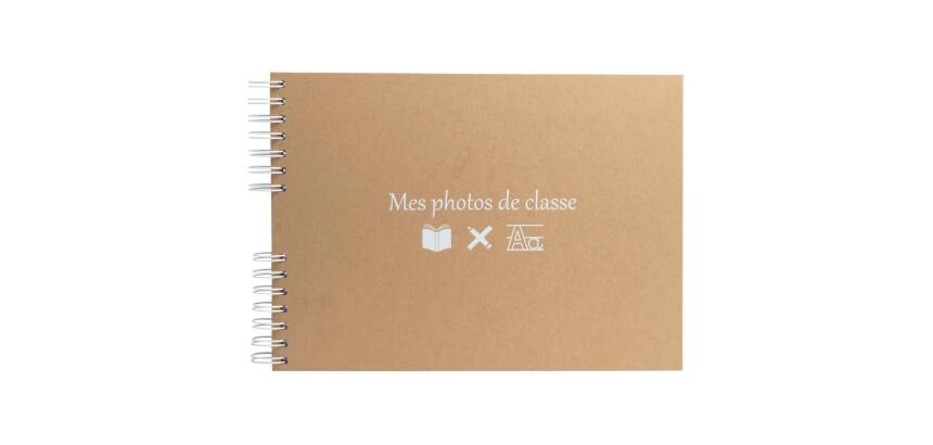 Álbum de fotografías MES PHOTOS DE CLASSE (FR) 32x22 cm - 150 fotos 50 páginas - Moreno