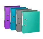 Classeur à levier Teksto Prem'Touch Dos 80mm - A4 - Couleurs assorties
