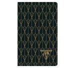 Neo Deco carnet piqûre textile 7,5x12cm 48 pages ligné motifs assortis papier ivoire 90g - Assortis